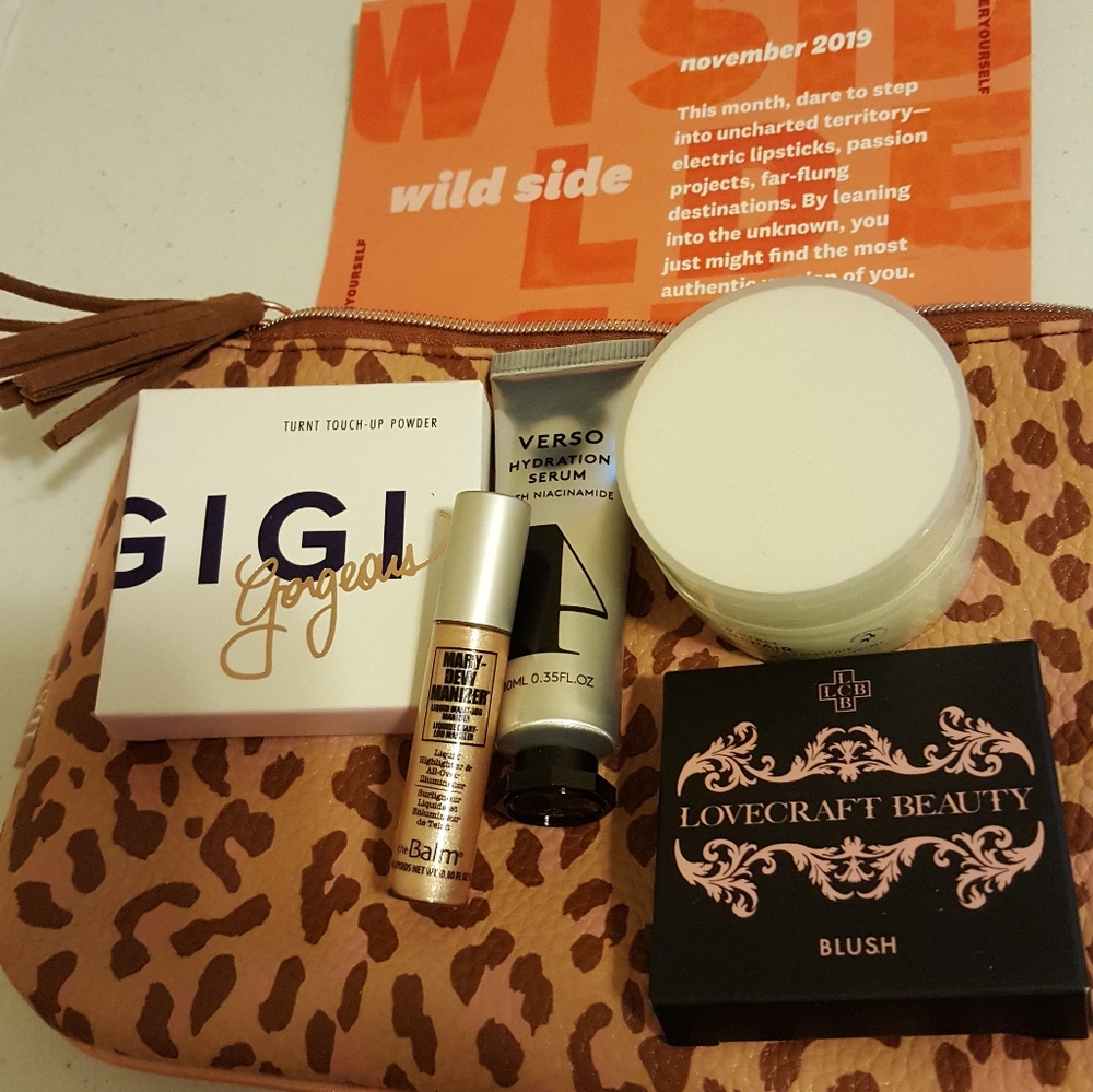 Ipsy Glam Bag, COMPLETE. Nov. 2019. All 5 items